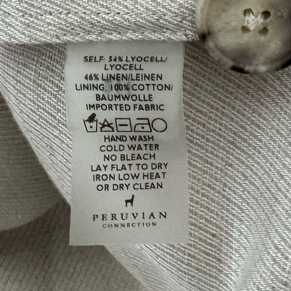 Peruvian Connection Beige Blazer - image 11